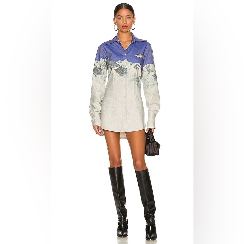 Fiorucci Mountain Shirt Dress